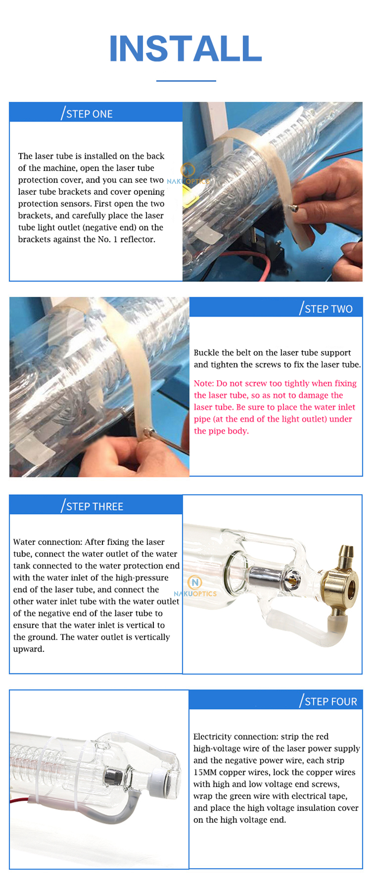 20W CO2 laser tube
